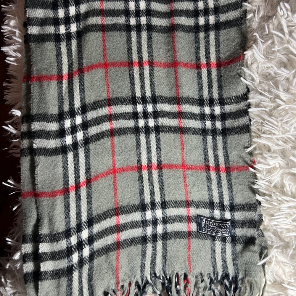 Burberry Plaid Wool Scarf - Picture 7 of 10